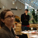 Sonja considers a table topics question