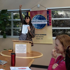 Sonja celebrates Mary's speech