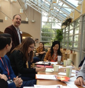 Guest Eric participates in Table Topics