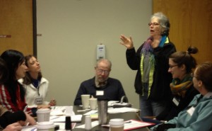 Mary responds to a table topics question