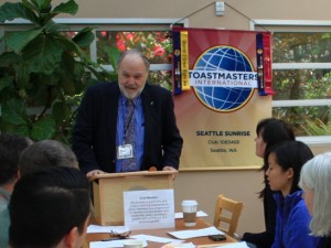 Dick opens the meeting