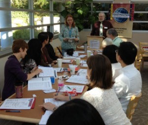 Violetta delivers the Grammarian report