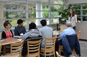 Nicole explains the contest rules