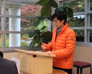 Johan launches the meeting.