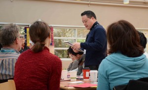 Adrian delivers the grammarian's report.