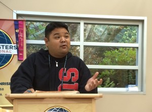 Shane provides feedback to Mark